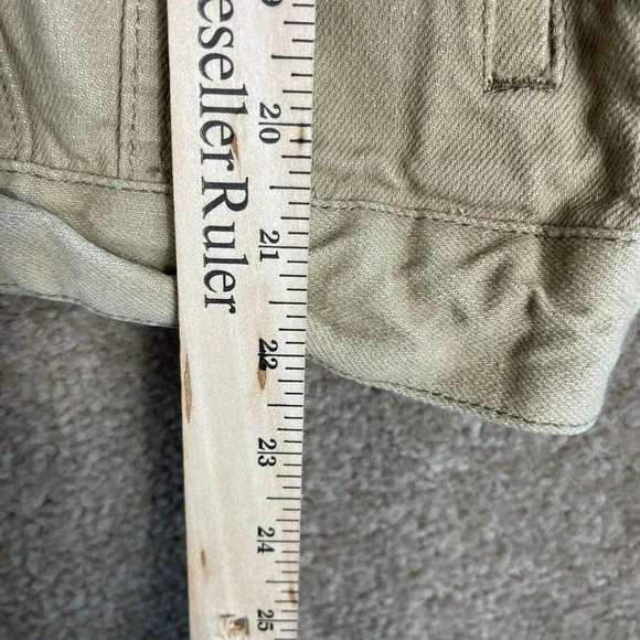 Levi Strauss Trucker Jean Jacket Youth Teen Size XL Tan Red Tab Denim Casual - Picture 4 of 7